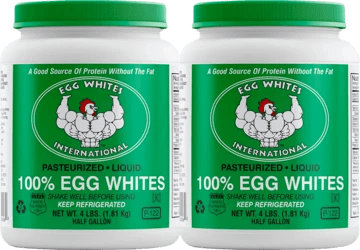 2 Half Gallons - Egg Whites