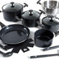 BK Vivid Ceramic Nonstick Induction 14 Piece Nonstick Cookware Set