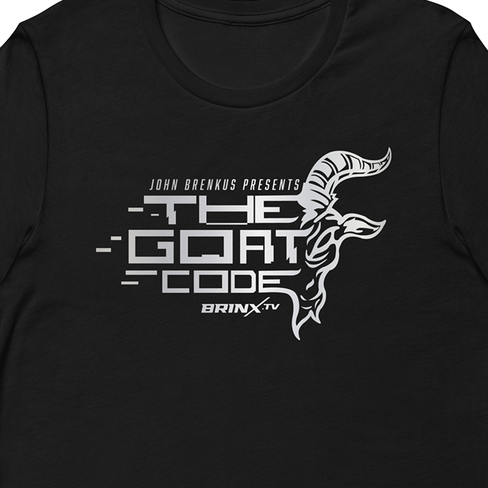 The Goat Code T-Shirt-Silver