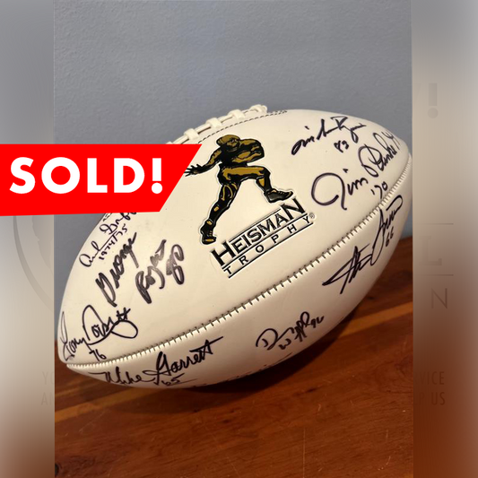 SOLD - Heisman Football