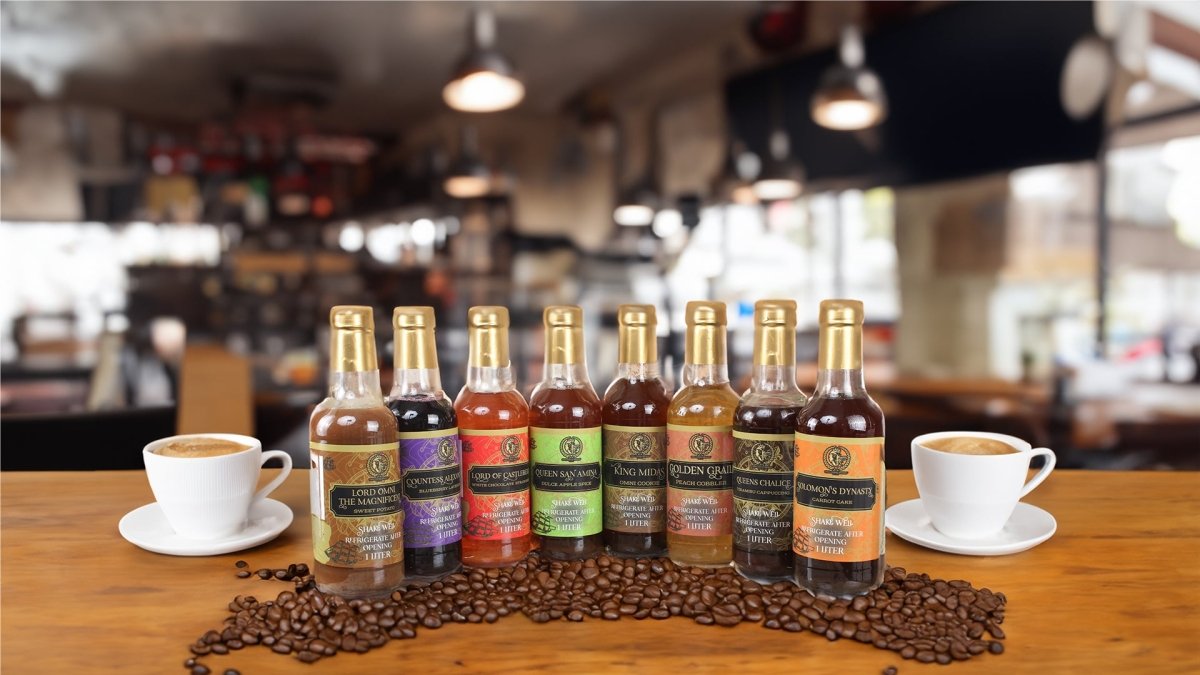 Gourmet Coffee Syrups - 100% Natural - Artisanal Syrups - Elevate Your Coffee Experience with Premium Handcrafted Gourmet Coffee Syrups - Omni Coffee Brands