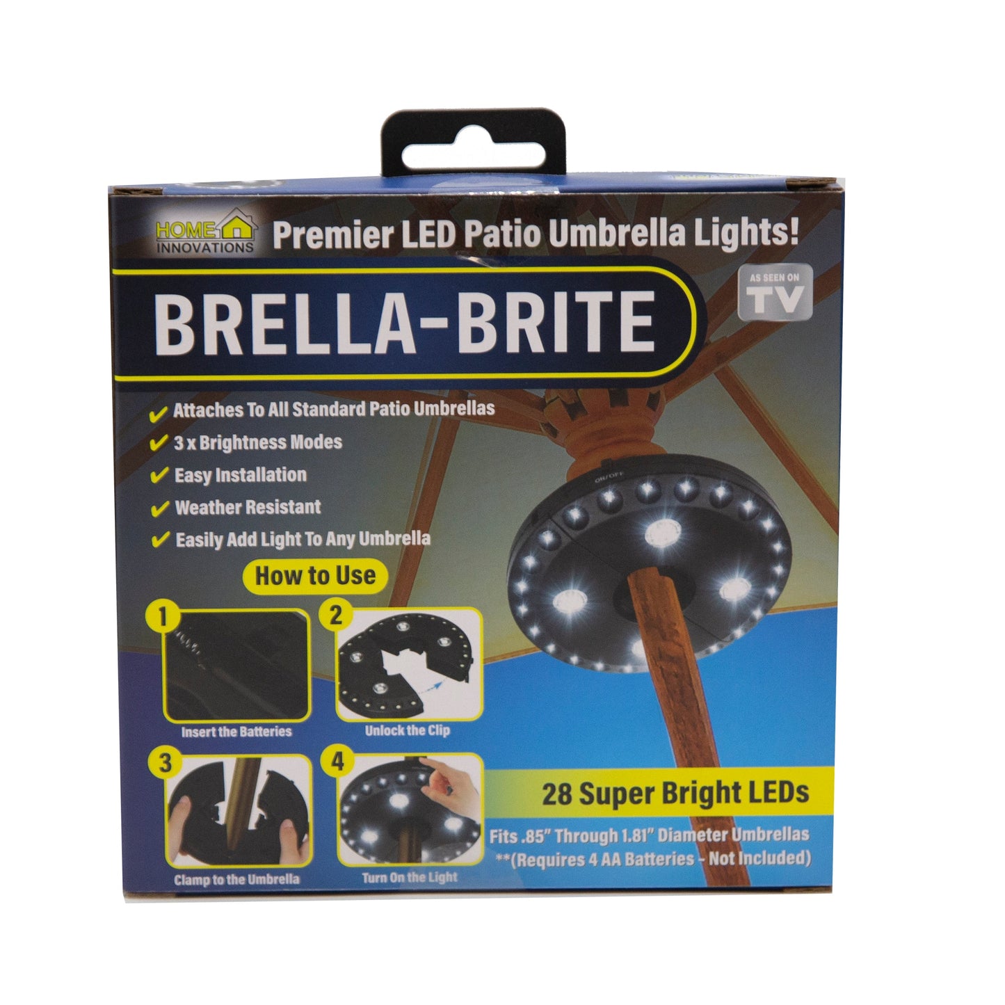 Home Innovations Brella-Brite LED Umbrella Light