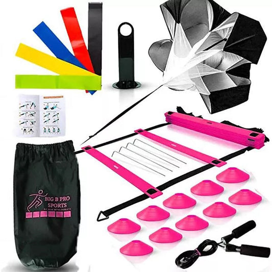 Big B Pro Sports Agility Training Set - Pink