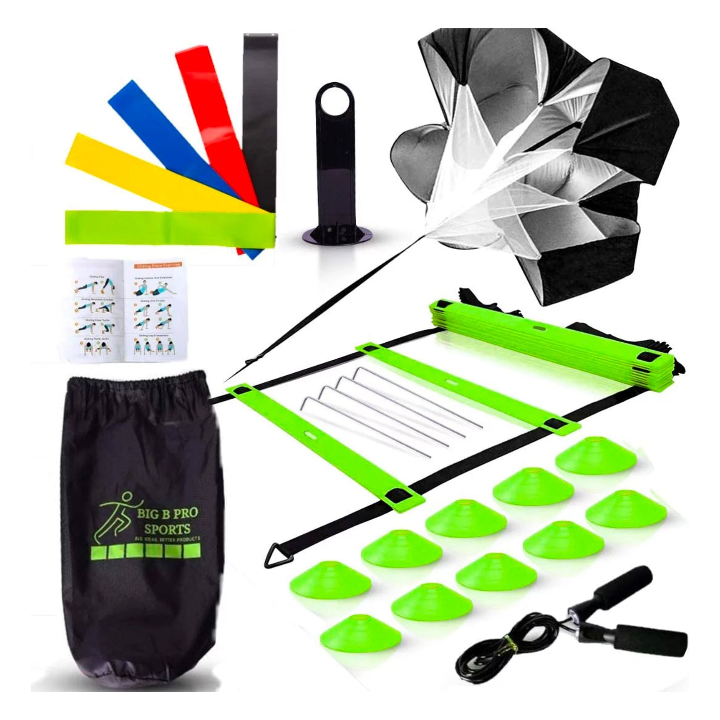 Big B Pro Sports Agility Training Set - Green