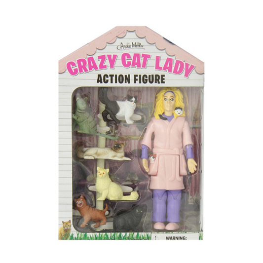 Crazy Cat Lady Action Figure