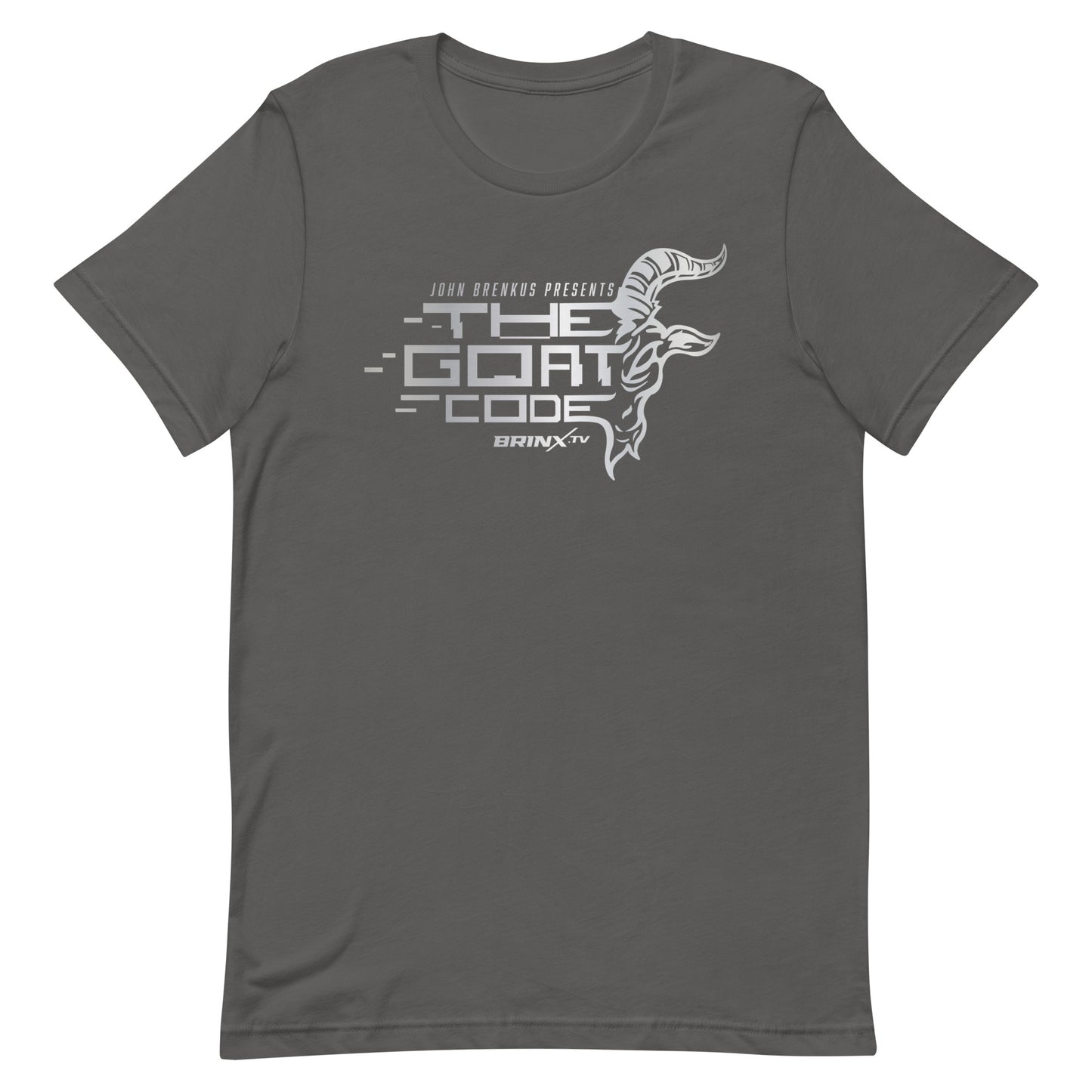 The Goat Code T-Shirt-Silver