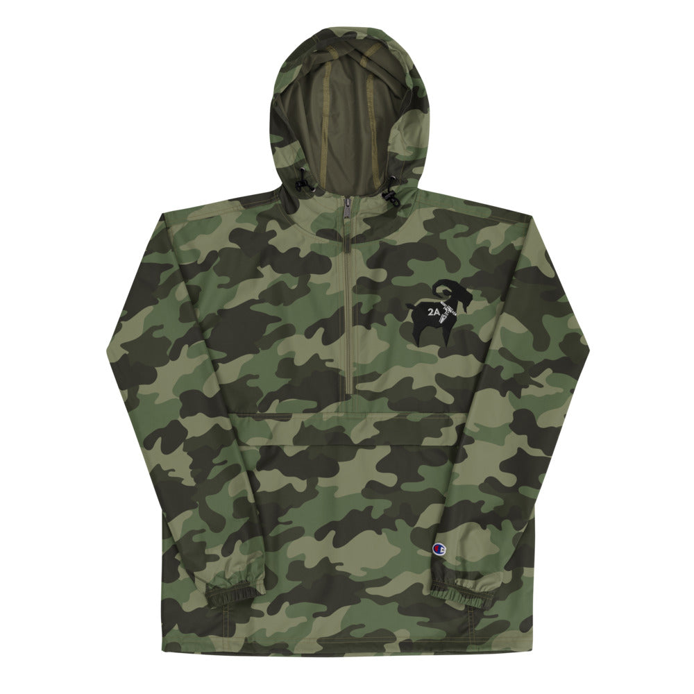 The SaltyMF 2A GOAT Embroidered Packable Jacket