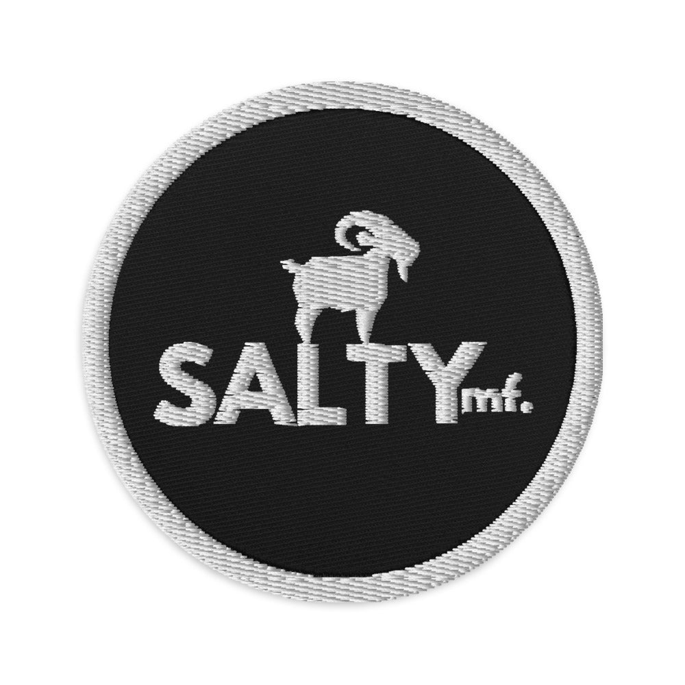 The SaltyMF Embroidered Patch