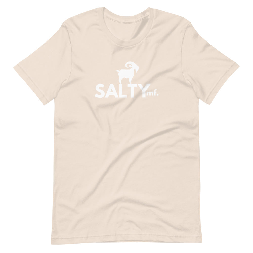SaltyMF White GOAT T-Shirt