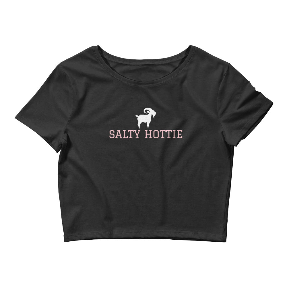 The SaltyMF Hottie Graduate Women’s Crop Tee