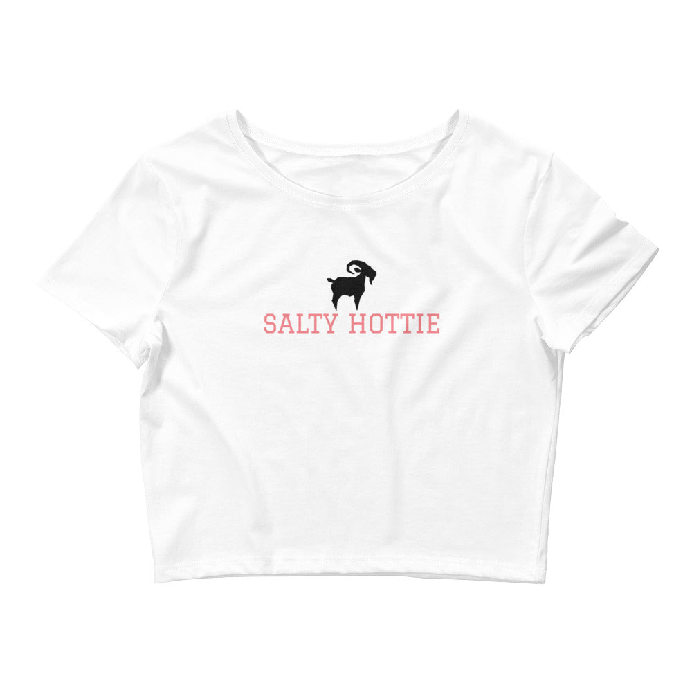 The SaltyMF Hottie Graduate Women’s Crop Tee