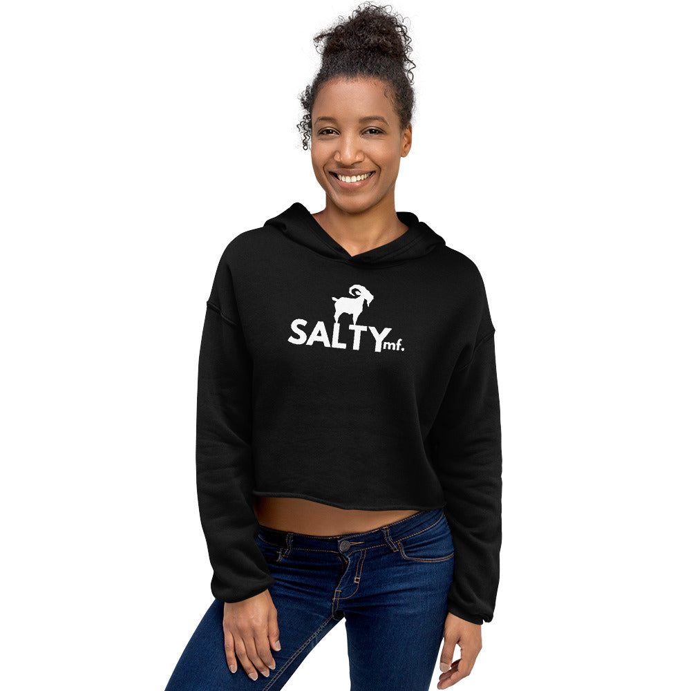 The SaltyMF Women's Crop Hoodie