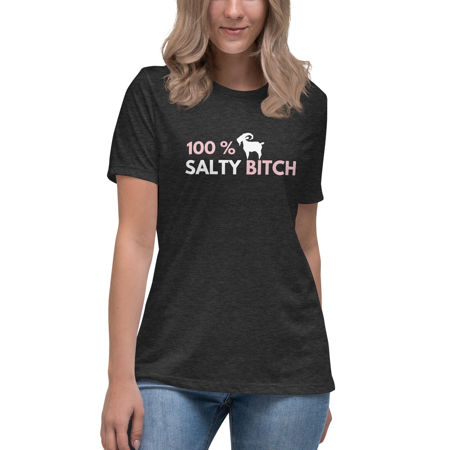 The SALTYMF 100 Percent Bitch Ladies' Tee